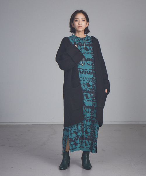 NOMINE（ノミネ）の「【展開店舗限定】2WAYフォルムワンピース（ワンピース・レディース・チャコールグレー/カーキ/ブルー/グリーン・フリー）」の7枚目の写真