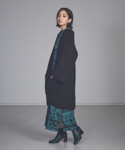 NOMINE（ノミネ）の「【展開店舗限定】2WAYフォルムワンピース（ワンピース・レディース・チャコールグレー/カーキ/ブルー/グリーン・フリー）」の8枚目の写真