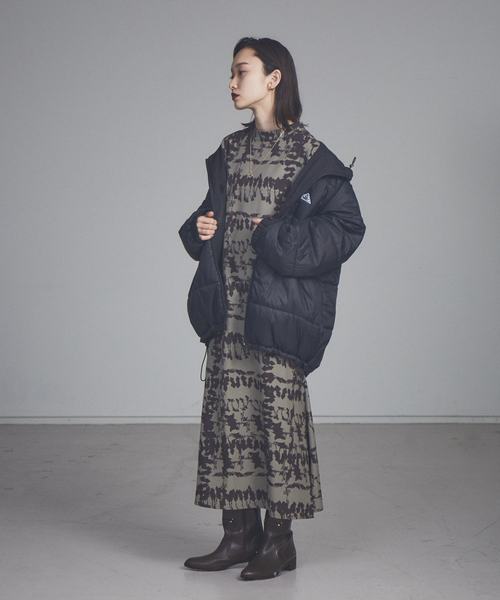 NOMINE（ノミネ）の「【展開店舗限定】2WAYフォルムワンピース（ワンピース・レディース・チャコールグレー/カーキ/ブルー/グリーン・フリー）」の12枚目の写真