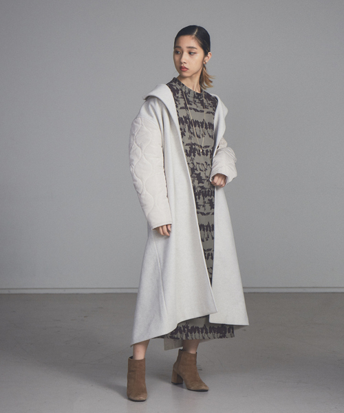 NOMINE（ノミネ）の「【展開店舗限定】2WAYフォルムワンピース（ワンピース・レディース・チャコールグレー/カーキ/ブルー/グリーン・フリー）」の18枚目の写真