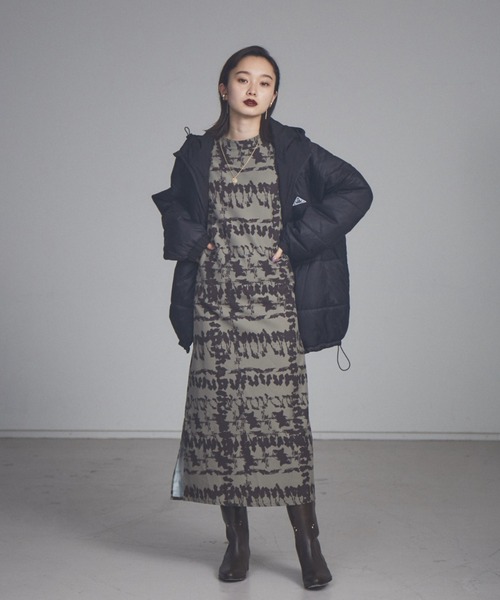 NOMINE（ノミネ）の「【展開店舗限定】2WAYフォルムワンピース（ワンピース・レディース・チャコールグレー/カーキ/ブルー/グリーン・フリー）」の14枚目の写真