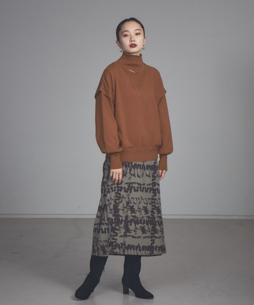 NOMINE（ノミネ）の「【展開店舗限定】2WAYフォルムワンピース（ワンピース・レディース・チャコールグレー/カーキ/ブルー/グリーン・フリー）」の17枚目の写真