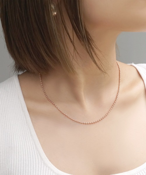 blackdia ocean(ブラックダイヤオーシャン)の「blackdia ocean デザインチェーンネックレス(ネックレス・レディース・シルバー/ゴールド/ピンク系その他/シルバー系その他/ピンクゴールド/ゴールド系その他/ピンク系その他2/ピンク系その他3/シルバー系その他2/シルバー系その他3/ゴールド系その他2/ゴールド系その他3・37cm/45cm)」の4枚目の写真