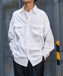 【PUBLUX/パブリュクス】ビッグシルエット CPOシャツ/オーバーサイズシャツ