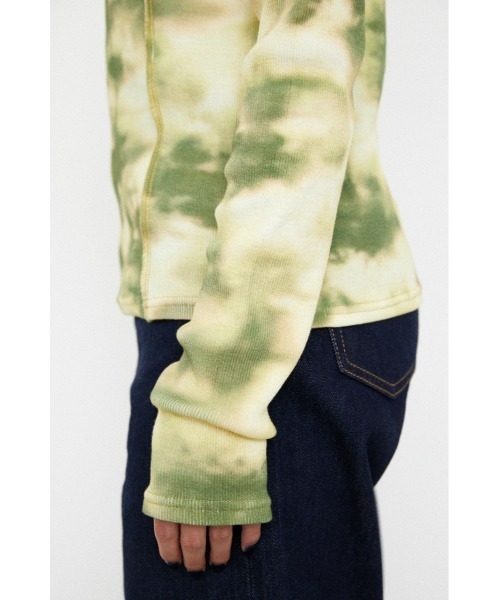 LAGUA GEM（ラグアジェム）の「TIE DYE RIB TOPS（Tシャツ
