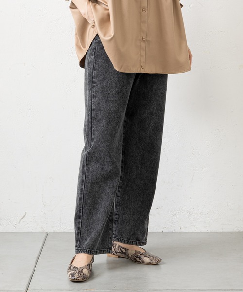 prose verse（プロズヴェール）の「デニムXツイル/ストレートパンツ（その他パンツ・レディース・ブラック/ブルー/アイボリー/ブラック系その他・MEDIUM）」の18枚目の写真