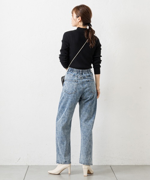 prose verse（プロズヴェール）の「デニムXツイル/ストレートパンツ（その他パンツ・レディース・ブラック/ブルー/アイボリー/ブラック系その他・MEDIUM）」の19枚目の写真