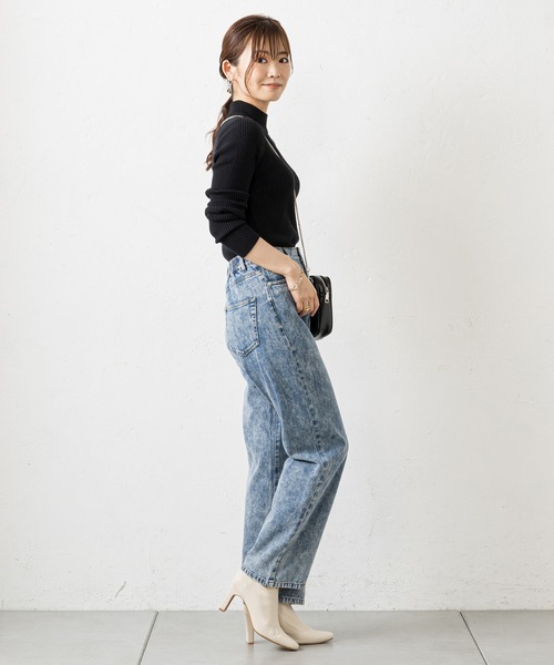 prose verse（プロズヴェール）の「デニムXツイル/ストレートパンツ（その他パンツ・レディース・ブラック/ブルー/アイボリー/ブラック系その他・MEDIUM）」の14枚目の写真