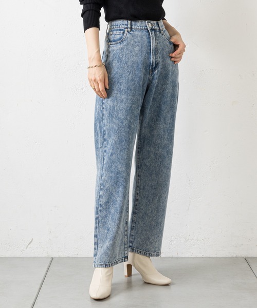 prose verse（プロズヴェール）の「デニムXツイル/ストレートパンツ（その他パンツ・レディース・ブラック/ブルー/アイボリー/ブラック系その他・MEDIUM）」の7枚目の写真