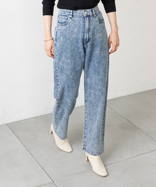 prose verse（プロズヴェール）の「デニムXツイル/ストレートパンツ（その他パンツ・レディース・ブラック/ブルー/アイボリー/ブラック系その他・MEDIUM）」の15枚目の写真