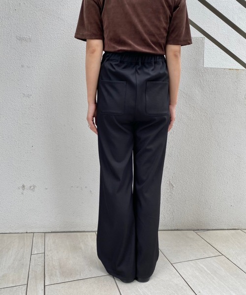 Kastane(カスタネ)の「カラバリタックジャージーパンツ(その他パンツ・レディース・ブラック/パープル/ブラウン/グリーン/アイボリー・1/2)」の17枚目の写真