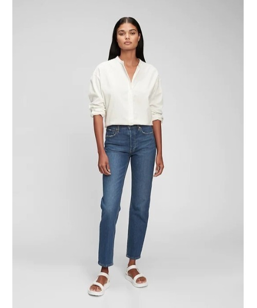 GAP(ギャップ)の「コーデュロイシャツ(シャツ/ブラウス・レディース・ネイビー/ホワイト系その他/ベージュ系その他/カーキ・S/L/XS/XXS/M)」の2枚目の写真