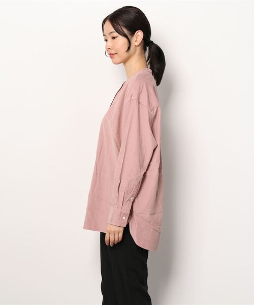 GAP(ギャップ)の「コーデュロイシャツ(シャツ/ブラウス・レディース・ネイビー/ホワイト系その他/ベージュ系その他/カーキ・S/L/XS/XXS/M)」の6枚目の写真