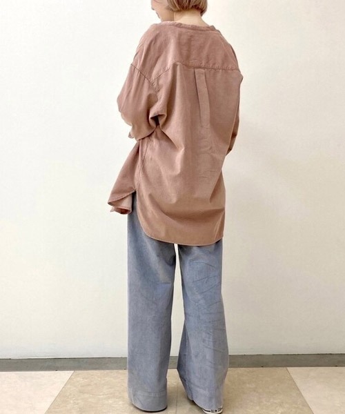 GAP(ギャップ)の「コーデュロイシャツ(シャツ/ブラウス・レディース・ネイビー/ホワイト系その他/ベージュ系その他/カーキ・S/L/XS/XXS/M)」の15枚目の写真