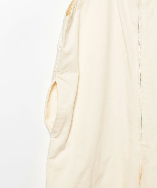 BEAMS（ビームス）の「WEARWELL / Overall（サロペット/オーバーオール・メンズ・オフホワイト/グリーン・MEDIUM/LARGE）」の5枚目の写真