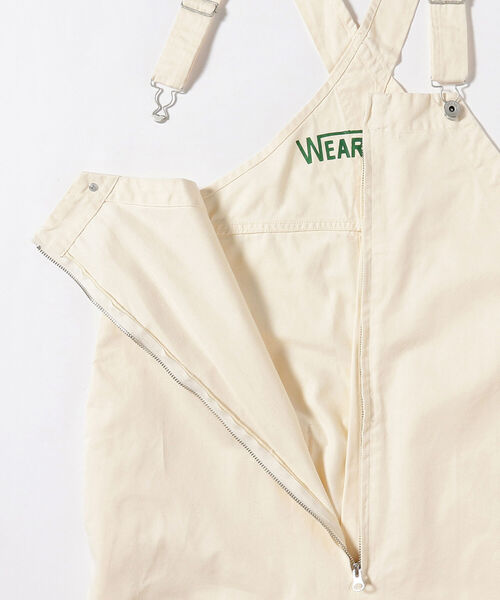 BEAMS（ビームス）の「WEARWELL / Overall（サロペット/オーバーオール・メンズ・オフホワイト/グリーン・MEDIUM/LARGE）」の8枚目の写真