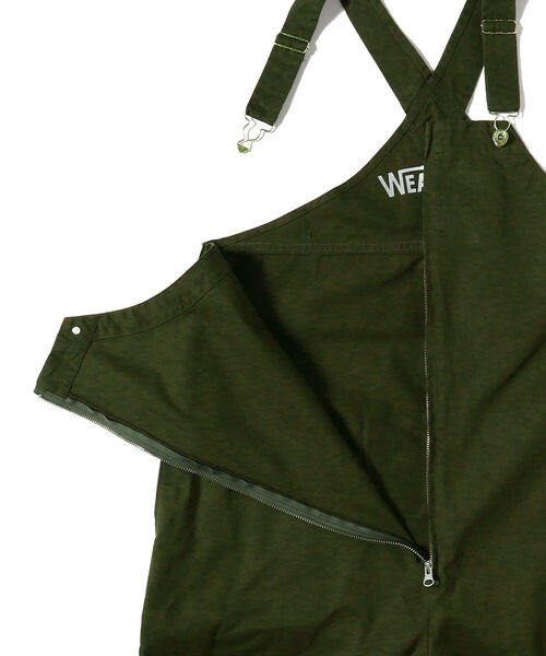 BEAMS（ビームス）の「WEARWELL / Overall（サロペット/オーバーオール・メンズ・オフホワイト/グリーン・MEDIUM/LARGE）」の11枚目の写真