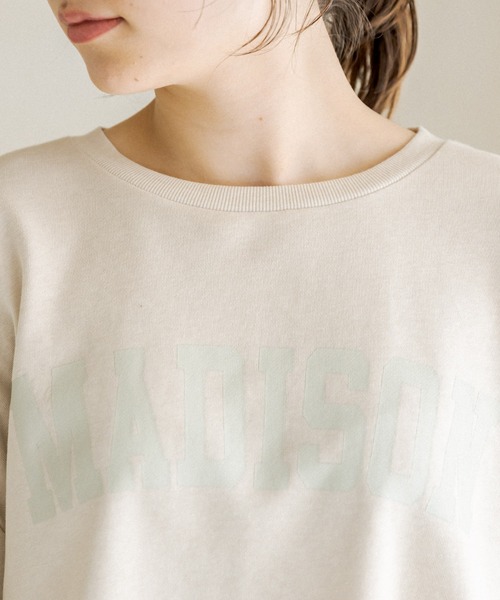 OLIVE des OLIVE（オリーブデオリーブ）の「肩開き裏毛プルオーバー（スウェット・レディース・アイボリー/ブラウン/ミント・FREE）」の17枚目の写真