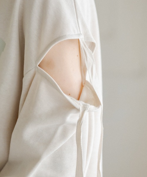 OLIVE des OLIVE（オリーブデオリーブ）の「肩開き裏毛プルオーバー（スウェット・レディース・アイボリー/ブラウン/ミント・FREE）」の22枚目の写真