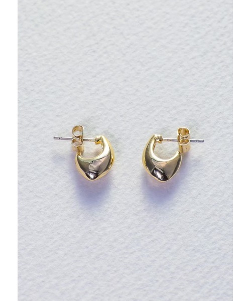 mou（モウ）の「【Na.moda】Plump mini glossy pierce（ピアス（両耳用）・レディース・シルバー/ゴールド・FREE）」の6枚目の写真