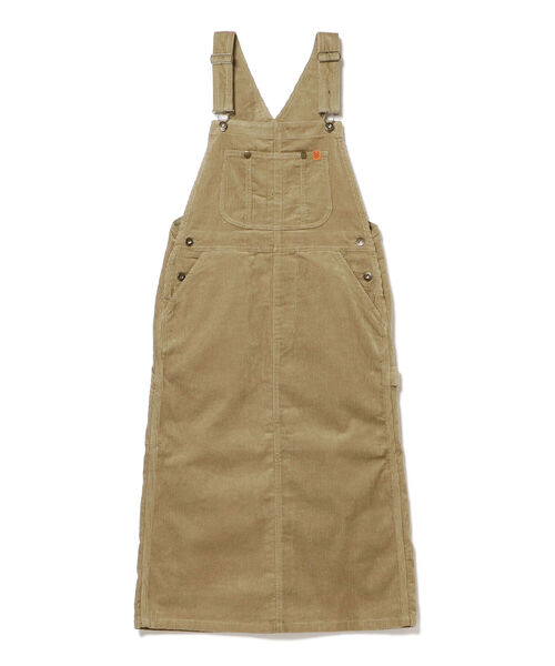 B:MING by BEAMS(ビーミングバイビームス)の「UNIVERSAL OVERALL / ビブ ジャンパースカート(ジャンパースカート・レディース・ベージュ/ダークブラウン・ONE SIZE)」の3枚目の写真