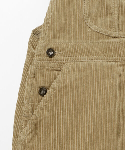 B:MING by BEAMS(ビーミングバイビームス)の「UNIVERSAL OVERALL / ビブ ジャンパースカート(ジャンパースカート・レディース・ベージュ/ダークブラウン・ONE SIZE)」の5枚目の写真