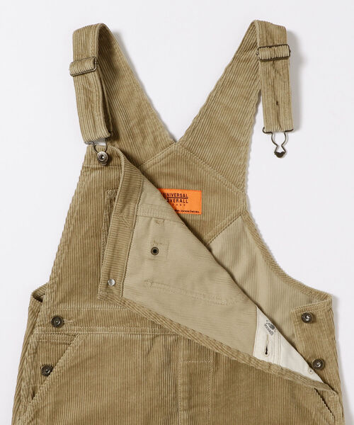 B:MING by BEAMS(ビーミングバイビームス)の「UNIVERSAL OVERALL / ビブ ジャンパースカート(ジャンパースカート・レディース・ベージュ/ダークブラウン・ONE SIZE)」の7枚目の写真