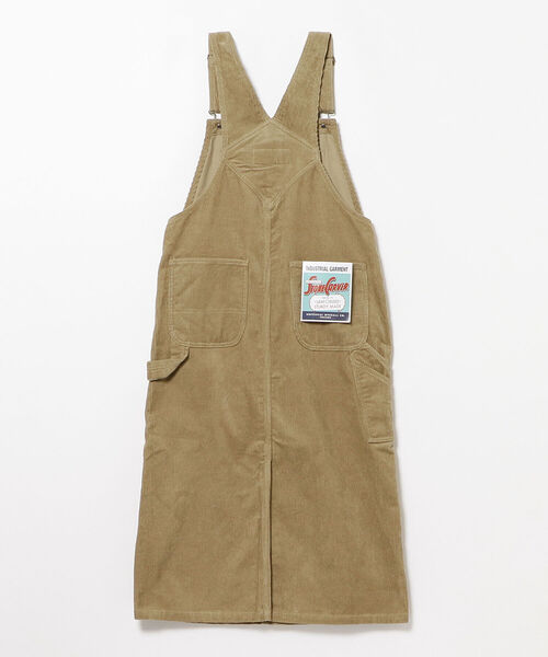 B:MING by BEAMS(ビーミングバイビームス)の「UNIVERSAL OVERALL / ビブ ジャンパースカート(ジャンパースカート・レディース・ベージュ/ダークブラウン・ONE SIZE)」の8枚目の写真
