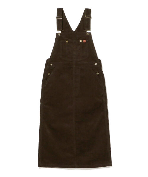 B:MING by BEAMS(ビーミングバイビームス)の「UNIVERSAL OVERALL / ビブ ジャンパースカート(ジャンパースカート・レディース・ベージュ/ダークブラウン・ONE SIZE)」の9枚目の写真