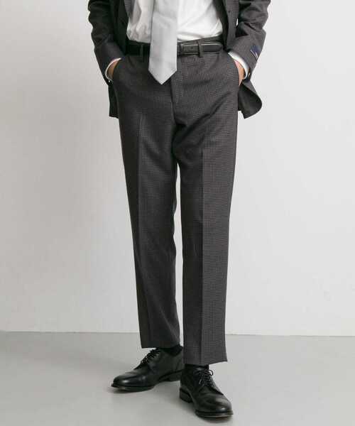 URBAN RESEARCH(アーバンリサーチ)の「URBAN RESEARCH Tailor アーバンアスレチックコーデュラ パンツ∴(スーツパンツ・メンズ・ネイビー/グレー・SMALL)」の2枚目の写真