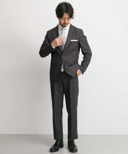 URBAN RESEARCH(アーバンリサーチ)の「URBAN RESEARCH Tailor アーバンアスレチックコーデュラ パンツ∴(スーツパンツ・メンズ・ネイビー/グレー・SMALL)」の7枚目の写真