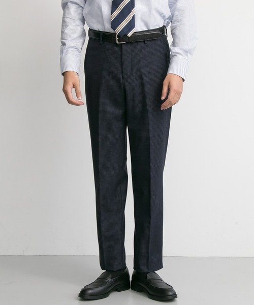 URBAN RESEARCH(アーバンリサーチ)の「URBAN RESEARCH Tailor アーバンアスレチックコーデュラ パンツ∴(スーツパンツ・メンズ・ネイビー/グレー・SMALL)」の9枚目の写真