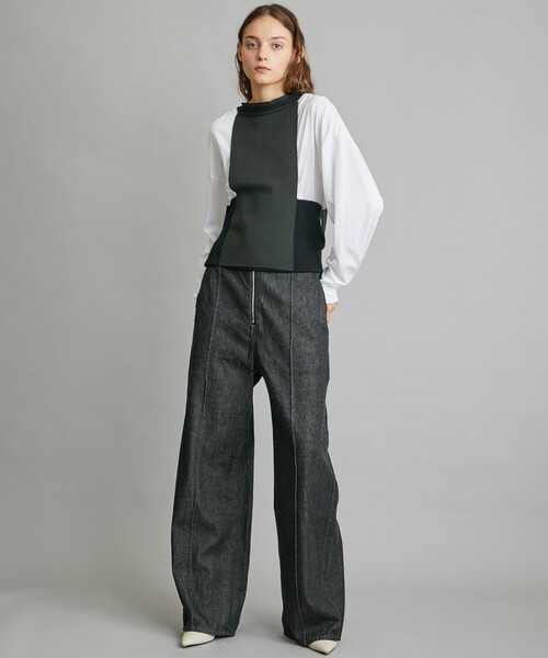 TAN（タン）の「【TAN(タン)】トータスシェルパターンベスト 21AW-9（ベスト・レディース・ブラック/オレンジ・FREE）」の17枚目の写真