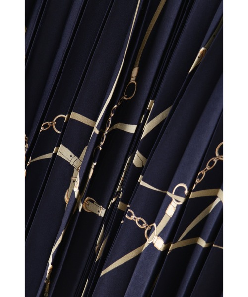 BOSCH（ボッシュ）の「◇チェーンベルトプリントスカート（スカート