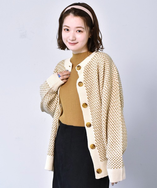 RETRO GIRL（レトロガール）の「2WAYアソートカーデ（カーディガン/ボレロ・レディース・レッド/グリーン/ホワイト系その他/イエロー系その他・FREE）」の3枚目の写真
