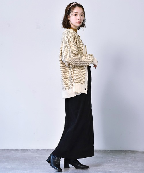 RETRO GIRL（レトロガール）の「2WAYアソートカーデ（カーディガン/ボレロ・レディース・レッド/グリーン/ホワイト系その他/イエロー系その他・FREE）」の9枚目の写真