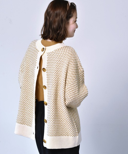 RETRO GIRL（レトロガール）の「2WAYアソートカーデ（カーディガン/ボレロ・レディース・レッド/グリーン/ホワイト系その他/イエロー系その他・FREE）」の7枚目の写真