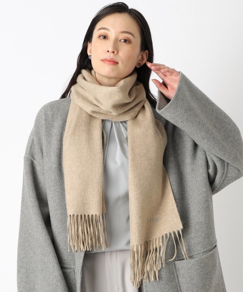 専用　【新品タグ付き】FURLA 無地ビッグマフラー カシミヤ100% カシミヤ100％ 無地 洗える ビッグマフラー ストール（マフラー