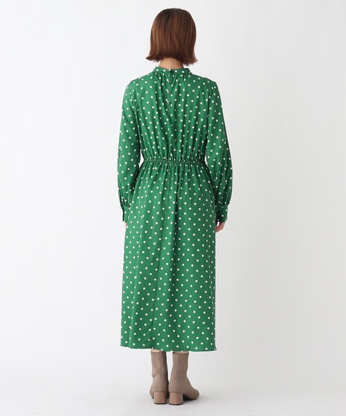 AG by aquagirl（エージーバイアクアガール）の「◆ポルカドットギャザーワンピース【WEB限定サイズ】（ワンピース・レディース・ブラック系/グリーン系その他2/ライトパープル・36/38/40）」の13枚目の写真