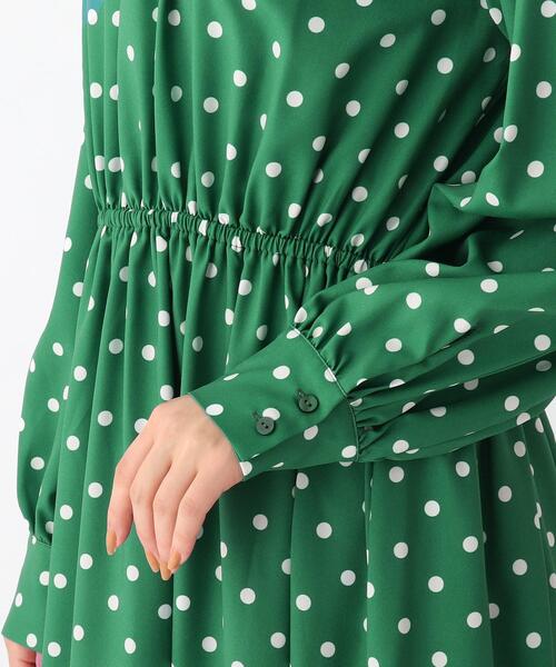 AG by aquagirl（エージーバイアクアガール）の「◆ポルカドットギャザーワンピース【WEB限定サイズ】（ワンピース・レディース・ブラック系/グリーン系その他2/ライトパープル・36/38/40）」の17枚目の写真
