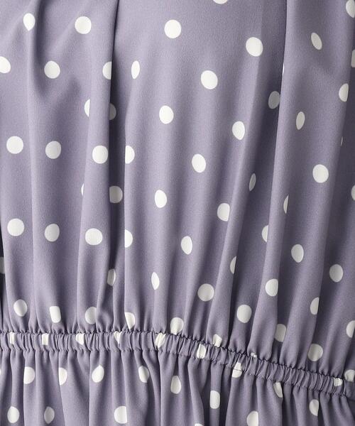 AG by aquagirl（エージーバイアクアガール）の「◆ポルカドットギャザーワンピース【WEB限定サイズ】（ワンピース・レディース・ブラック系/グリーン系その他2/ライトパープル・36/38/40）」の18枚目の写真