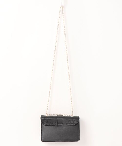 LUGG NAGG（ラグナグ）の「クロコ風フロントベルトショルダーバッグ（ショルダーバッグ・レディース・ブラウン/ライトグリーン/ブラック/オフホワイト・FREE）」の8枚目の写真