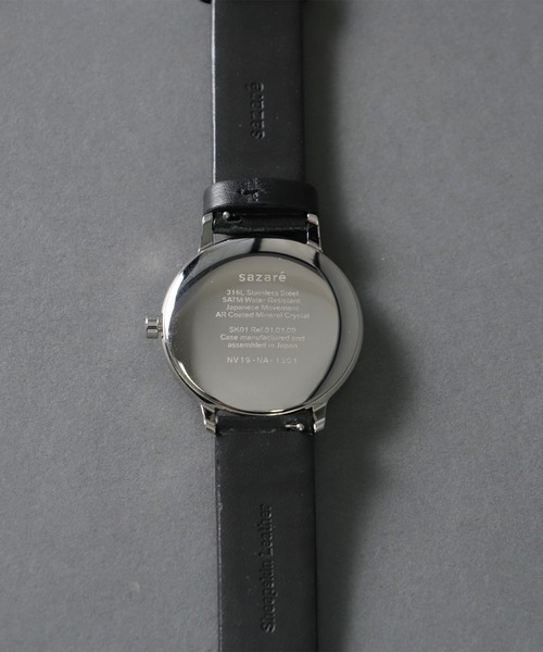 sazare（サザレ）の「【 sazare / サザレ 】 Ref : 01.01.00 / アナログ ウォッチ 腕時計（アナログ腕時計・メンズ・ブラウン/ブラック/ベージュ・FREE）」の8枚目の写真