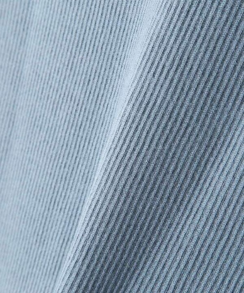 N.（N. Natural Beauty Basic）（エヌエヌナチュラルビューティーベーシック）の「◆メロウハイネックリブニット（ニット/セーター・レディース・ブラック/オフホワイト/ブルー・MEDIUM）」の15枚目の写真