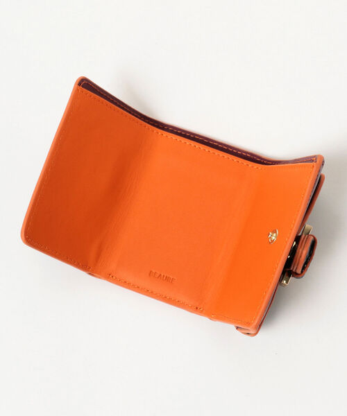 Ray BEAMS(レイビームス)の「BEAURE × Ray BEAMS / 別注 バックル ウォレット(財布・レディース・ワイン/オフホワイト/レッド系その他7/ライトブラウン・ONE SIZE)」の16枚目の写真