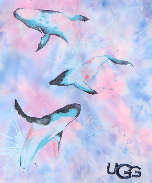 UGG（アグ）の「UGG@mos×伊東楓 グラフィック タイダイシースルーシャツ / アグ × イトウカエデ グラフィック タイダイ シースルーシャツ（シャツ/ブラウス・メンズ・ピンク/ブルー/グリーン・M/L/XL）」の19枚目の写真