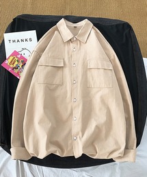 Anuenue | メンズ ダブルポケット長袖シャツ(シャツ/ブラウス)