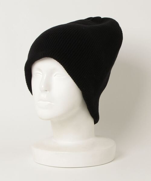 PORT BY ARK（ポートバイアーク）の「PORT BY ARK / ポートバイアーク：Loose Beanie：PO10-C001[COR]（ニットキャップ/ビーニー・メンズ・ブラック・FREE）」の3枚目の写真