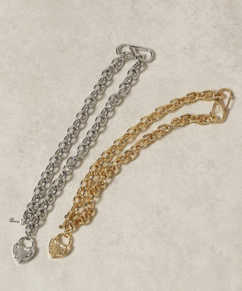 JEANASIS（ジーナシス）の「アソートナンキンジョウネックレス/262764（ネックレス・レディース・シルバー/シルバー系その他/ゴールド/ゴールド系その他・FREE）」の8枚目の写真