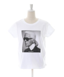 【KARL Lagerfeld KIDS】ブロックノイズプリントTシャツ